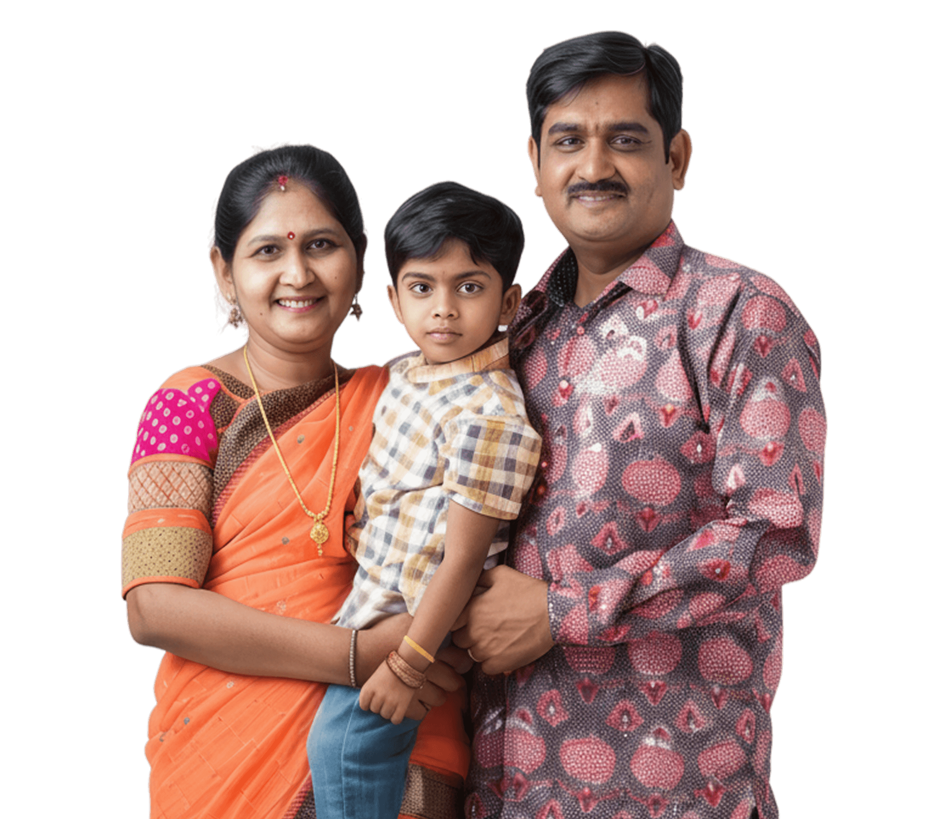 Happy Indian Family
