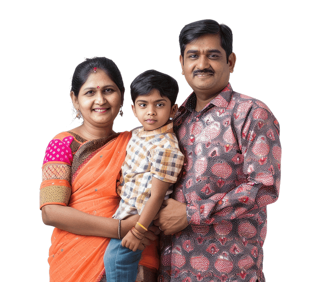 Happy Indian Family